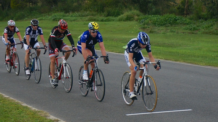 Colin leading the pack